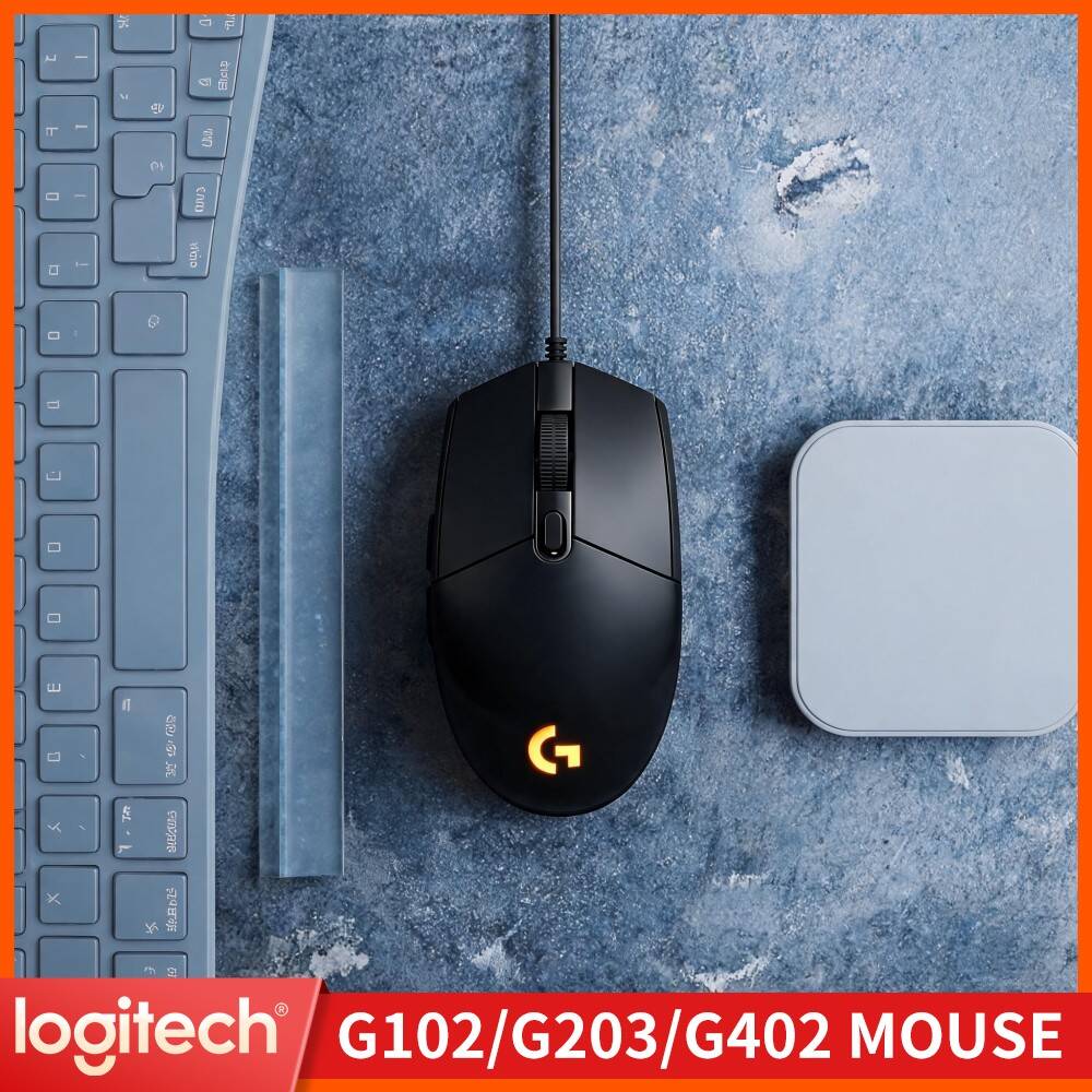 Logitech Mouse G203 - เมาส์เกมมิ่งแบบมีสาย Logitech G203 Prodigy RGB พร้อมระบบติดตามด้วยแสงที่แม่นยำ