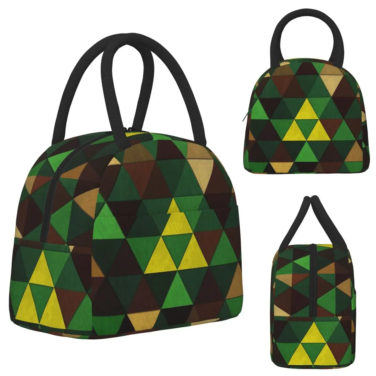 Office Quest - กระเป๋าเก็บอุณหภูมิสำหรับใส่อาหาร Triforce Quest สำหรับผู้หญิง ใช้ในสำนักงาน กล่องเก็บอาหารแบบพกพา