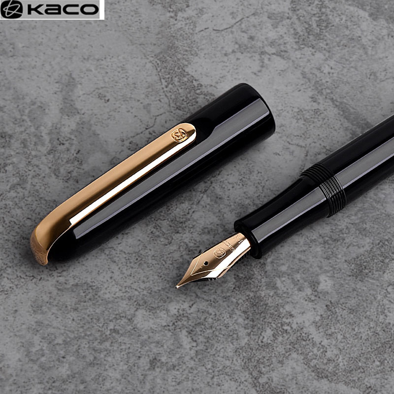 Office Technician - Kaco MASTER Fountainปากกา14K Gold F 0.5มม.ปากกาสำหรับสำนักงานธุรกิจSgnatureปากกาBossของขวัญกล่อง