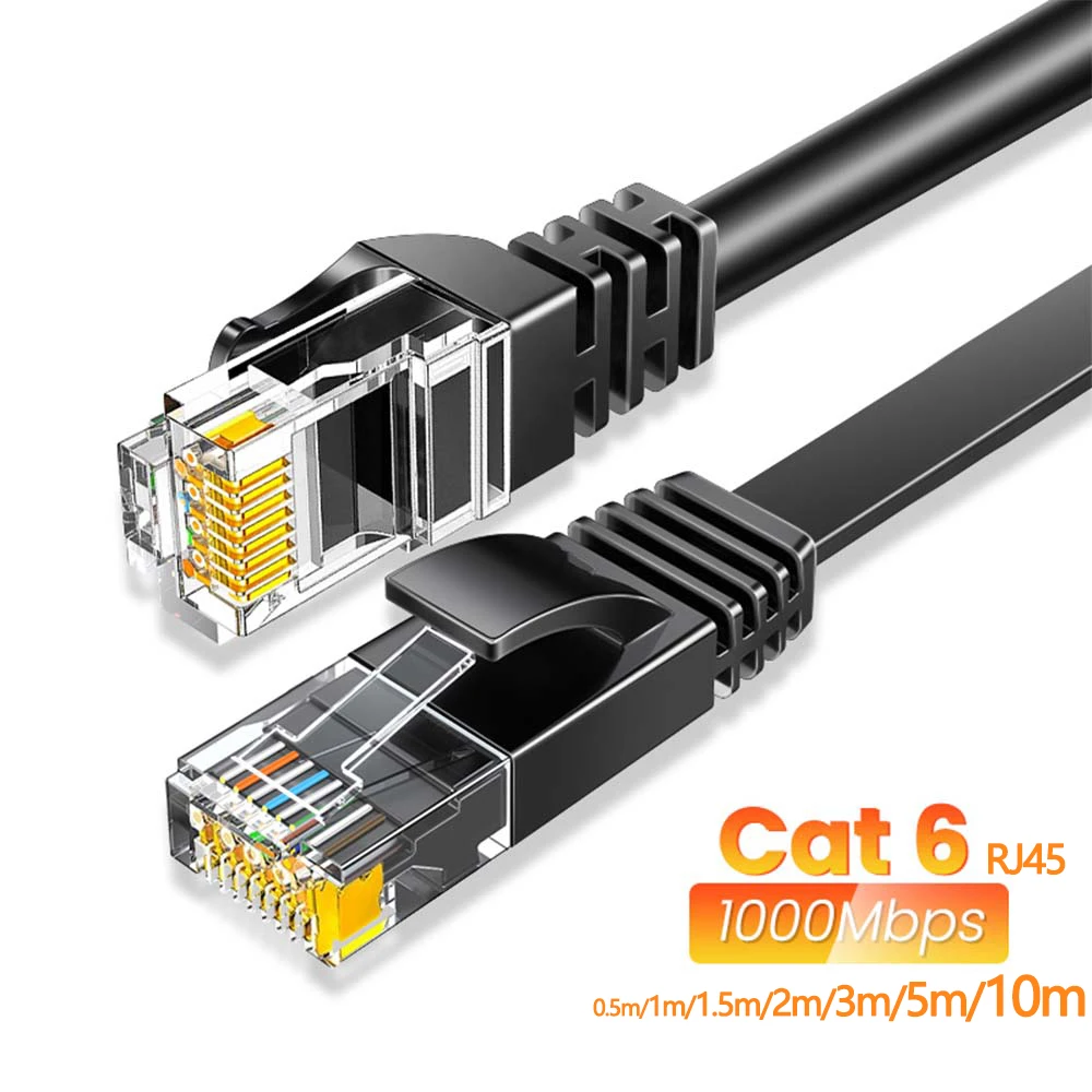 Power Over Ethernet - สายเคเบิลอีเธอร์เน็ต Cat6ความเร็วสูง1000mbps สายแลนป้องกัน RJ45สายต่ออินเทอร์เน็ตสำหรับแล็ปท็อปเราเตอร์พีซี PS5 4