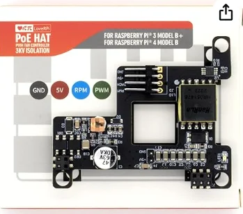 Power Over Ethernet - LoveRPi PoE HAT ชุดจ่ายไฟผ่านสายแลนระดับมืออาชีพสำหรับ Raspberry Pi