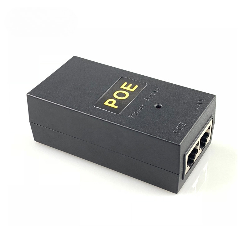 Power Over Ethernet - 48V 0.5A&24V 1A อะแดปเตอร์จ่ายไฟ POE แบบตั้งโต๊ะสำหรับกล้องวงจรปิด