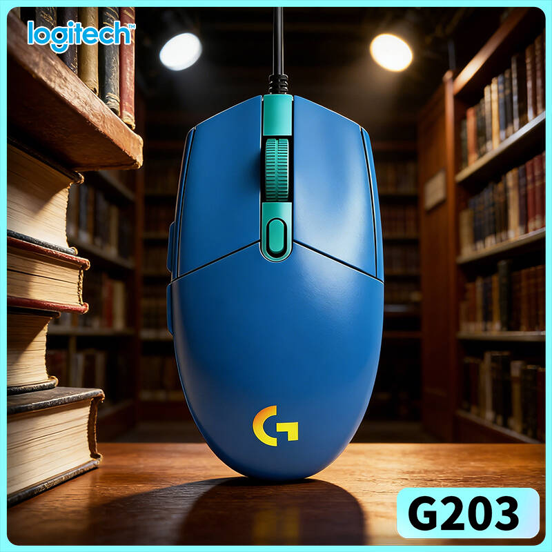 เมาส์เกมมิ่ง Logitech G203 LIG - Logitech Mouse G203 บทวิจารณ์และราคา