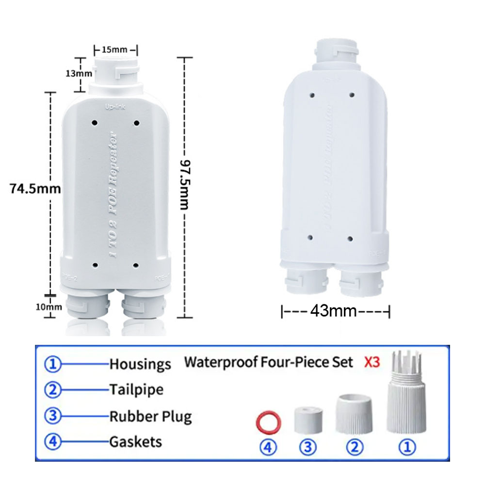กันน้ํา POE 2 พอร์ต Repeater I - Power Over Ethernet บทวิจารณ์และราคา