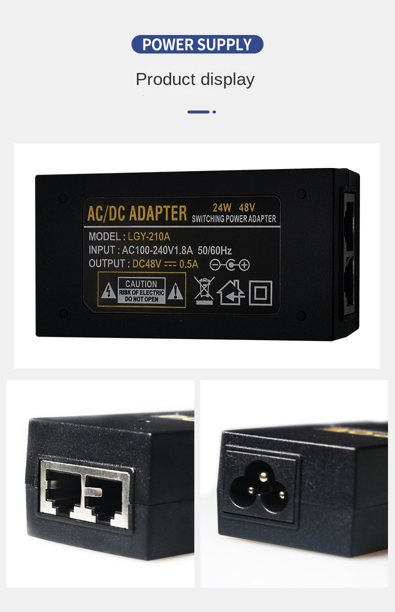 POE Gigabit Power 48V0.5A/24V  - Power Over Ethernet บทวิจารณ์และราคา