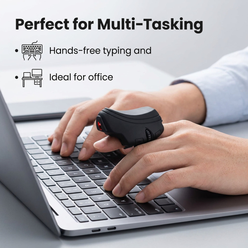 เมาส์แบบวงแหวน 1000DPI ควบคุมง - Office Technologies บทวิจารณ์และราคา