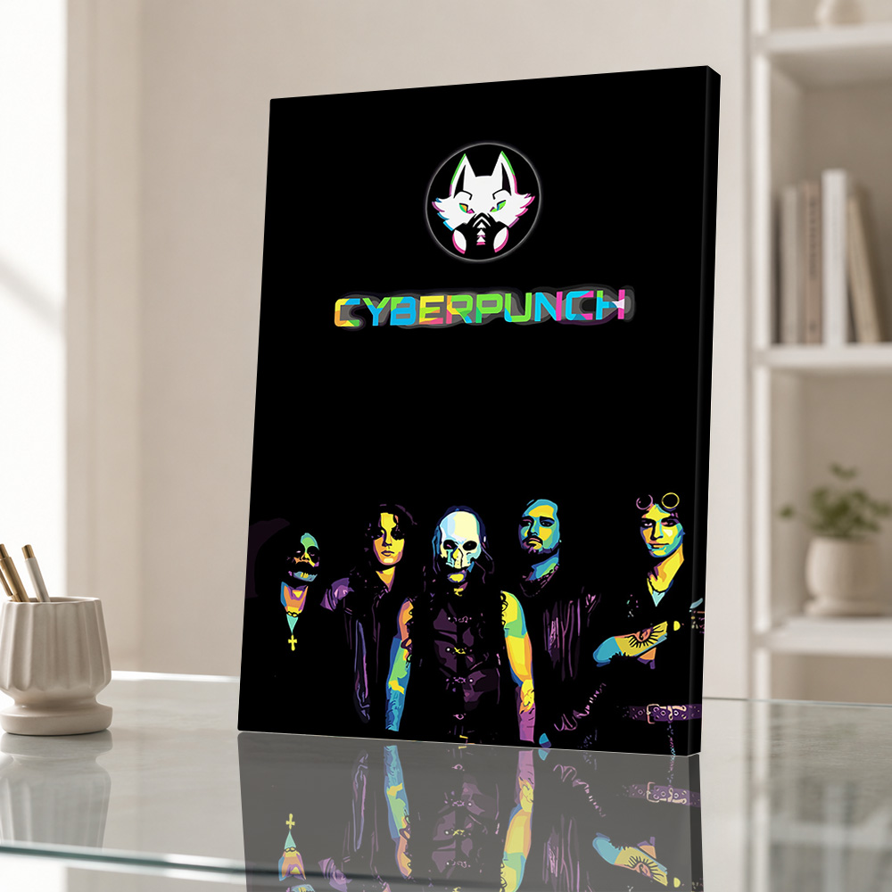 โปสเตอร์ผ้าแคนวาสสไตล์ไซเบอร์พ - Office Technologies บทวิจารณ์และราคา