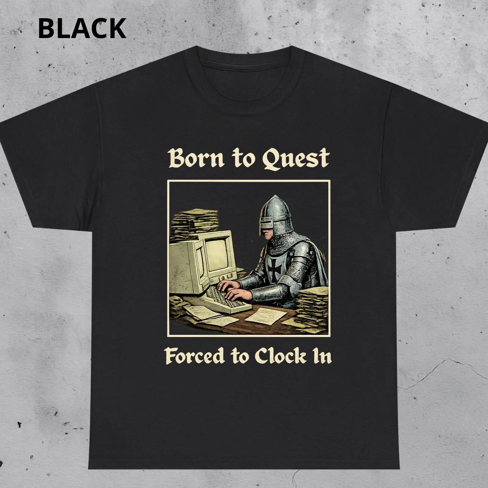 เสื้อยืด Born to Quest Forced  - Office Quest บทวิจารณ์และราคา